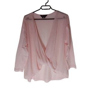 4 for $20 Michel Studio Pink Twist Sweater